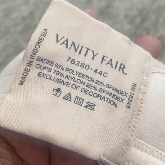 Vanity Fair Tan Bra 44C - Picture 6 of 7